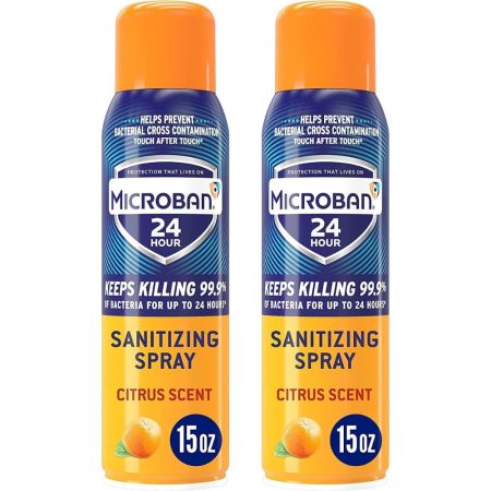 Microban 24-Hour Sanitizing Spray
