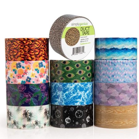 Simply Genius Patterned and Colored Duct Tape