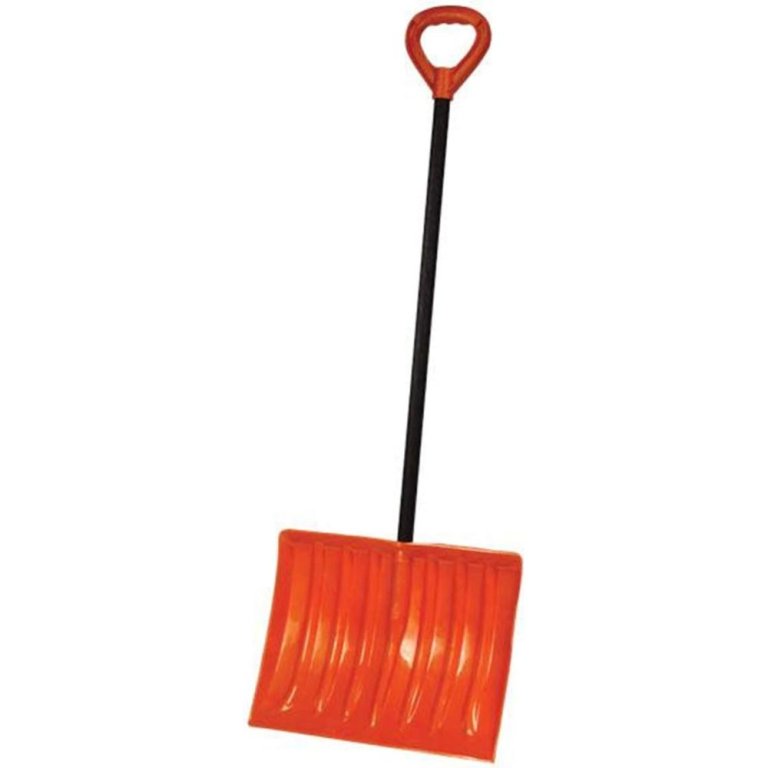  The Emsco Group Bigfoot Poly Snow Shovel on a white background.