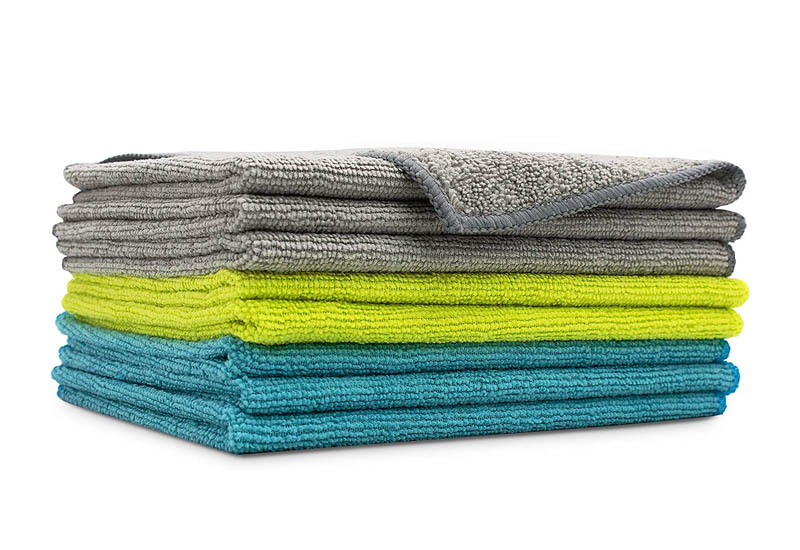 The Best Microfiber Cloth Option: AIDEA Microfiber Cleaning Cloths (8-Pack)