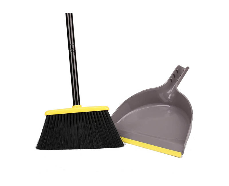 The Best Broom Option: TreeLen Angle Broom with Dustpan