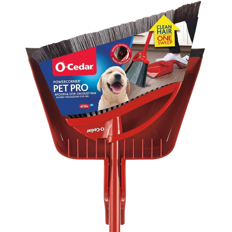 The Best Brooms Option O-Cedar PoBroom & Step-On Dustpan