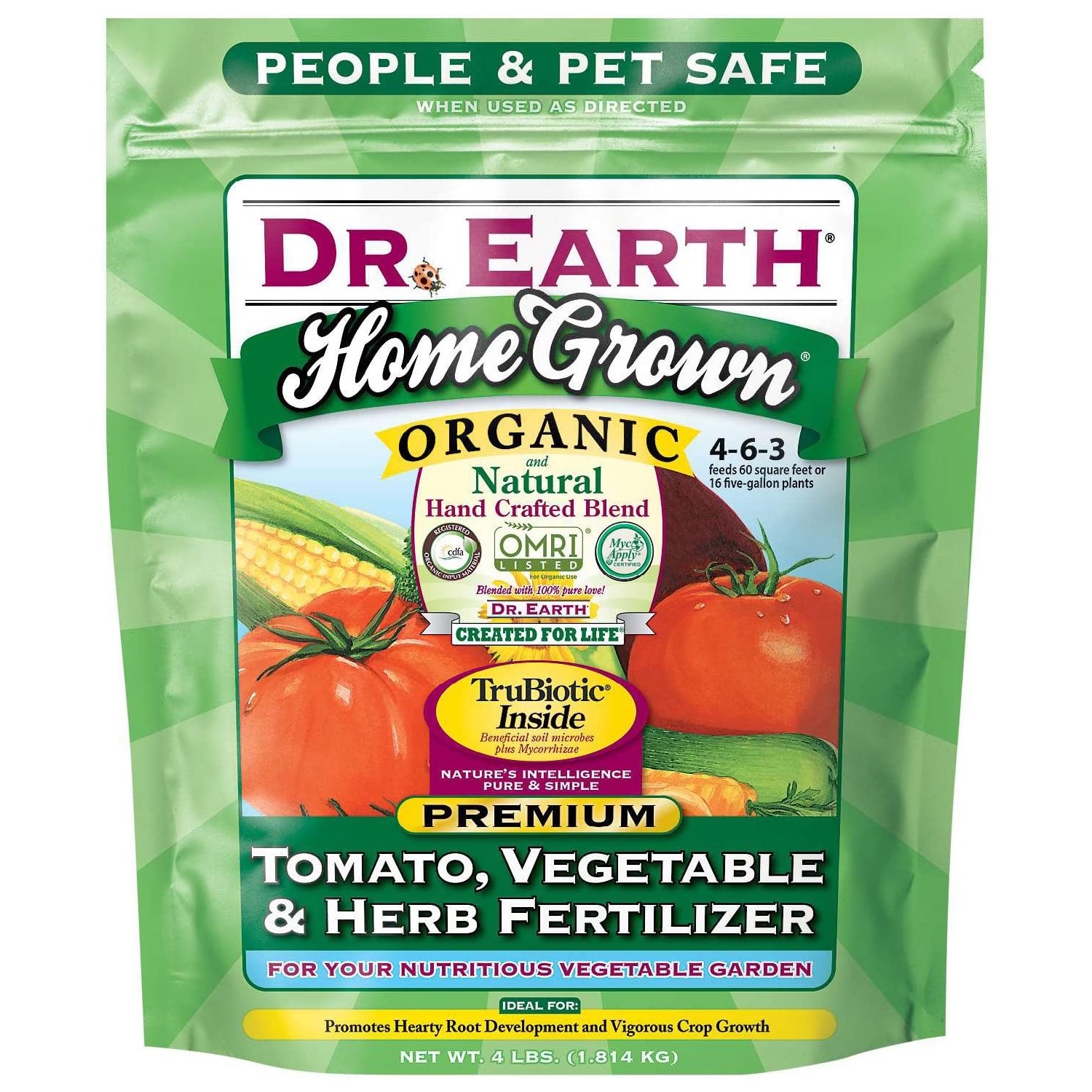 Dr. Earth Organic and Natural Home Grown Fertilizer