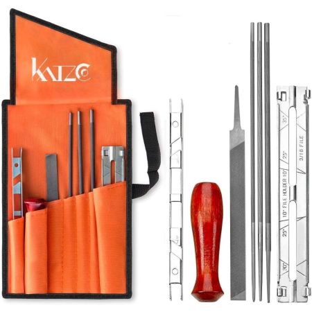 Katzco Chainsaw Sharpener File Kit