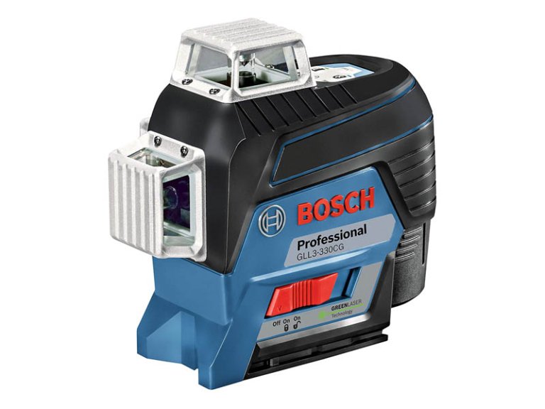 The Best Laser Level for Home Use Option: Bosch GLL3-330CG 360-Degree Green Laser Level