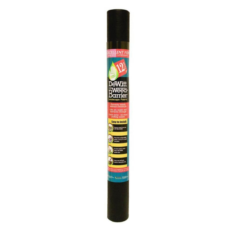 The Best Landscape Fabric Option: Dewitt Weed Barrier 12-Year