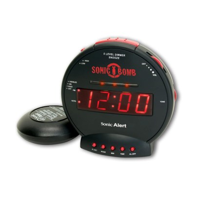 The Best Alarm Clock Option: Sonic Bomb Dual Extra Loud Alarm Clock