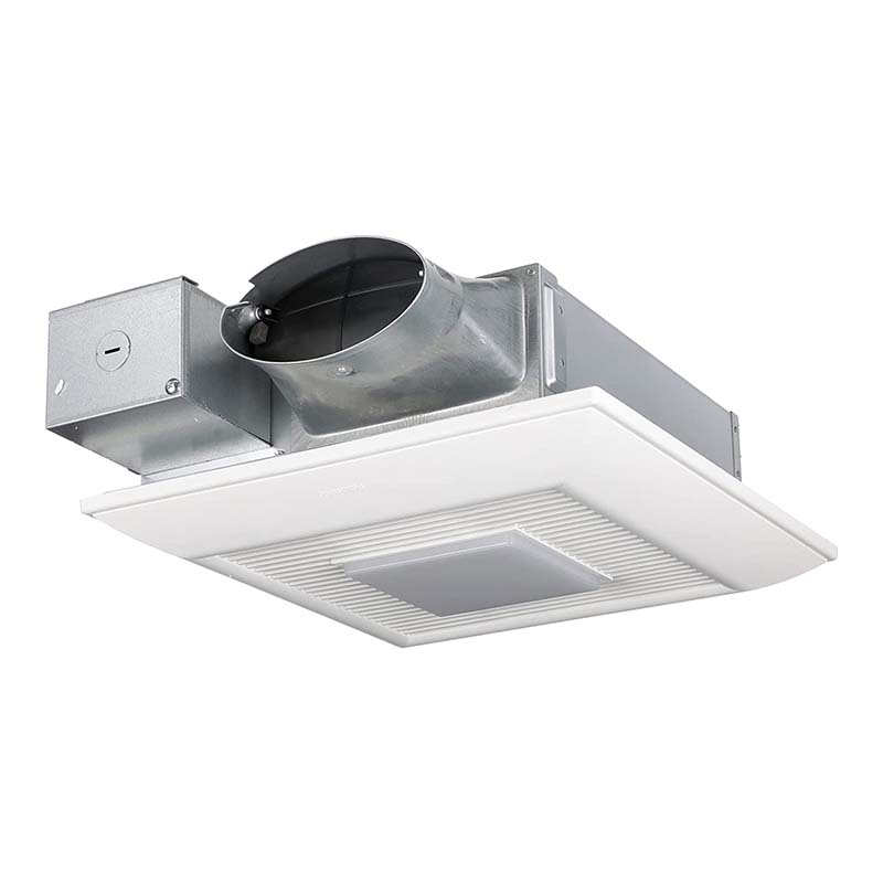 The Best Bathroom Fan Option: Panasonic WhisperValue DC Ventilation Fan With Light