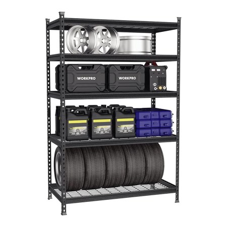 WorkPro 5-Tier Metal Storage Shelving Unit