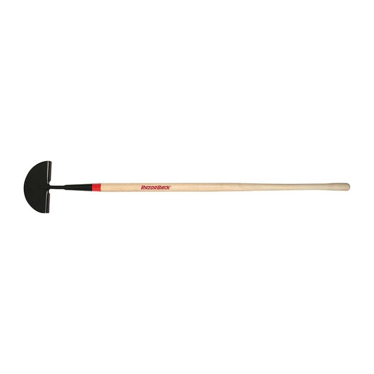  The Best Lawn Edger Option Razor-Back Half-Moon Turf Edger With Wood Handle