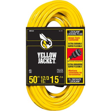  The Best Extension Cord Option: Yellow Jacket 2737 12/3 Locking Extension Cord