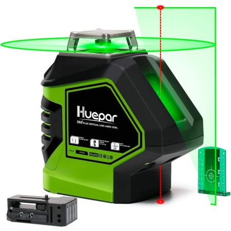 Huepar 621CG 3D Cross-Line Laser Level