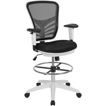 Flash Furniture Mid-Back Ergonomic Drafting Chair