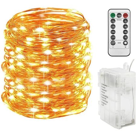 Twinkle Star 300 LED 99 Ft. Copper Wire String Lights