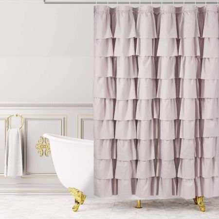 WestWeir Ruffle Shower Curtain