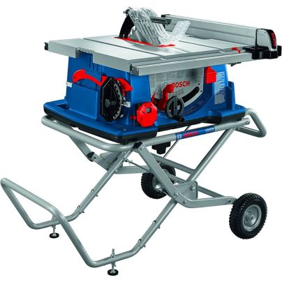 The Best Table Saw Option: Bosch 10-Inch Worksite Table Saw w/ Wheeled Stand