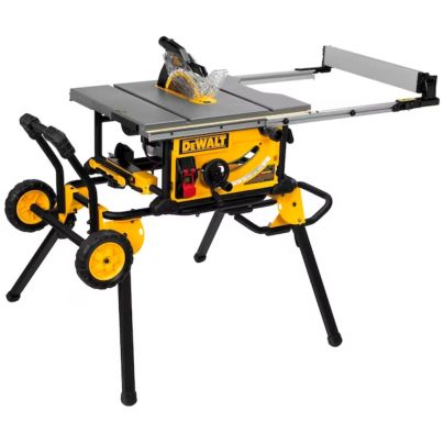 The Best Table Saw Option: DeWalt 10-Inch Jobsite Table Saw and Rolling Stand