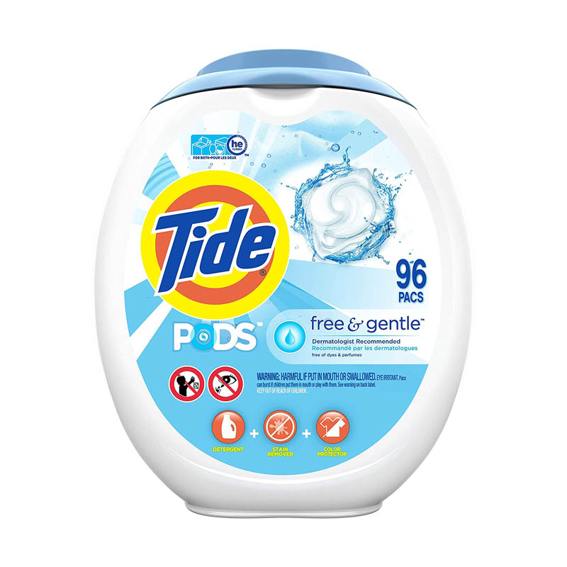 The Best Laundry Detergant Option: Tide PODS Free and Gentle Laundry Detergent