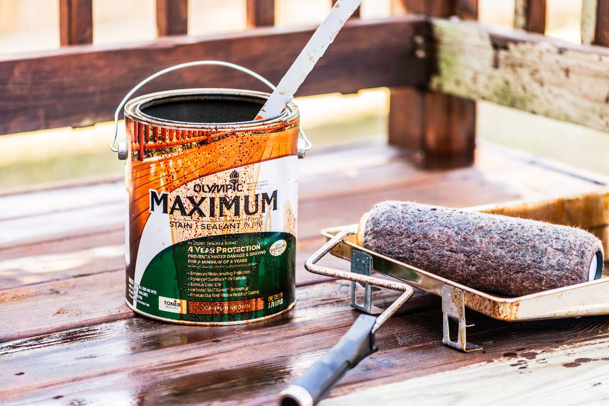 sealing the deck