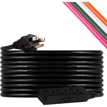  The Best Extension Cord Option: UltraPro 25-Foot Extension Cord, 3-Outlet Power Strip