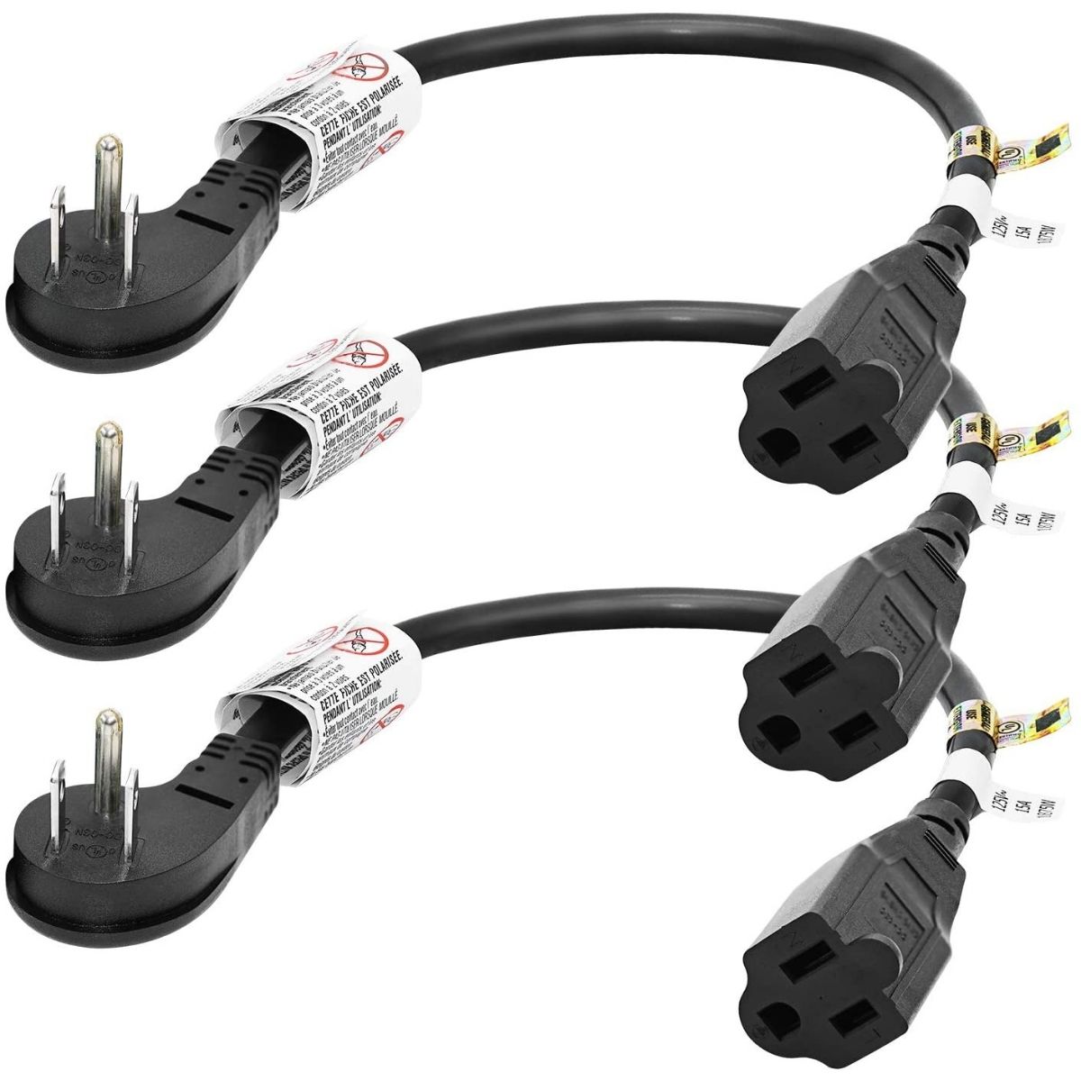 Firmerst Low-Profile Flat Plug Extension Cord