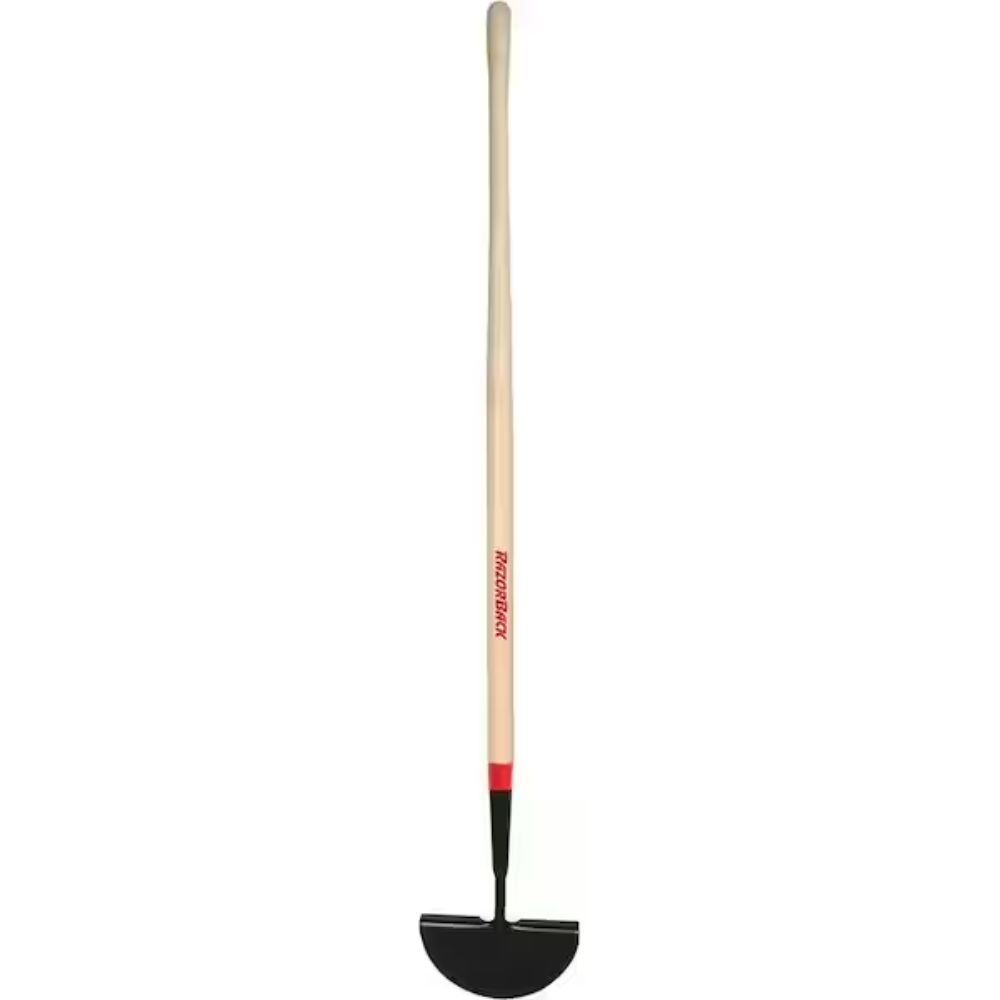 Razorback Half-Moon Turf Edger With Wood Handle