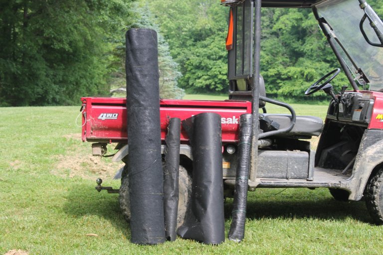 Best Landscape Fabrics laid out