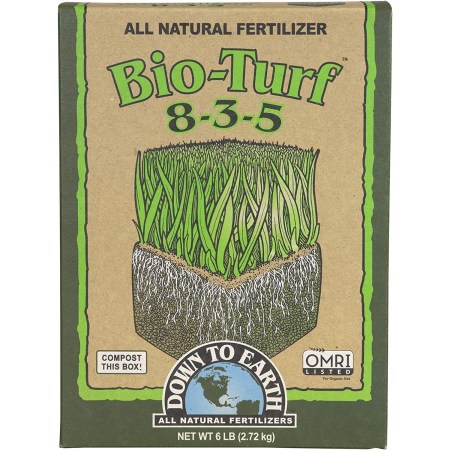 Down to Earth Organic Bio-Turf 8-3-5 Lawn Fertilizer