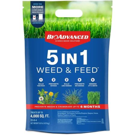 BioAdvanced 5-in-1 Weed u0026 Feed