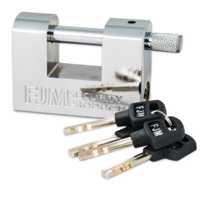 The Best Padlock Option: FJM Triple Chrome Plated Padlock