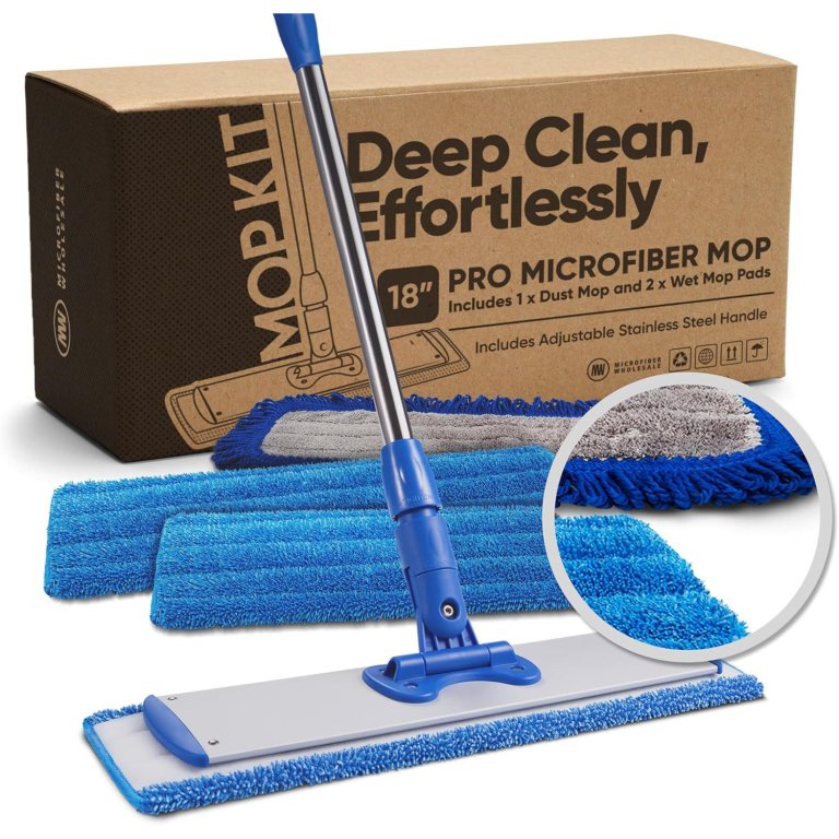 Microfiber Wholesale 18" Professional Mop System