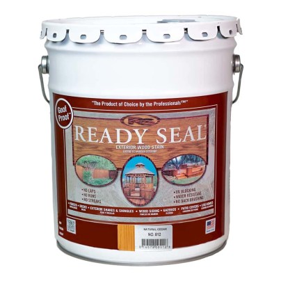 Bucket of Ready Seal Exterior Wood Stain and Sealer