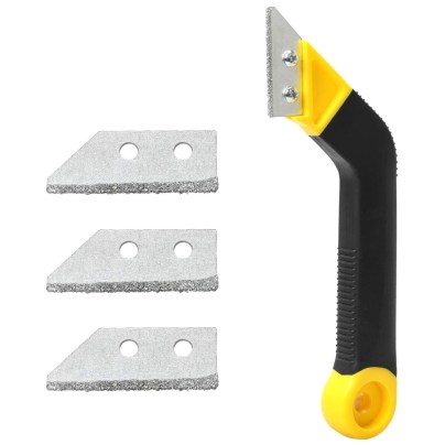 Coitak Tile Grout Saw with three extra blades on a white background