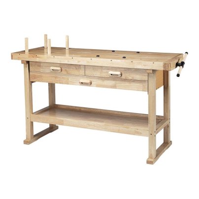 The Best Workbench Option Yukon 60-inch 3-Drawer Hardwood Workbench