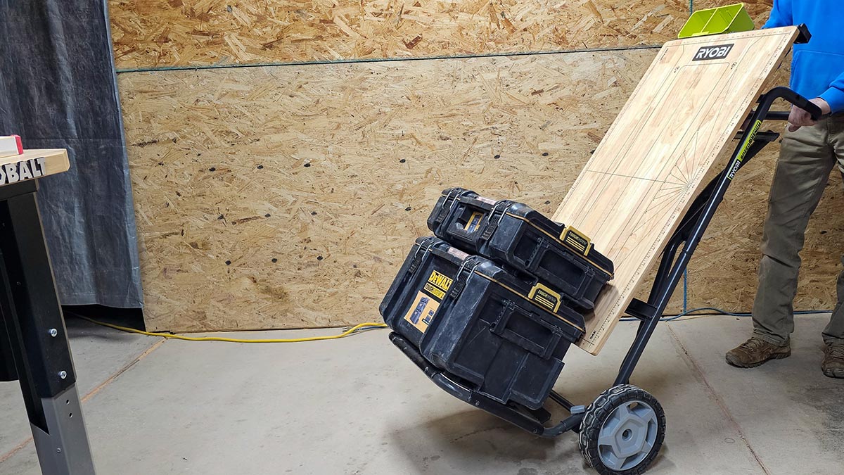 The Best Workbench Ryobi as hand truck