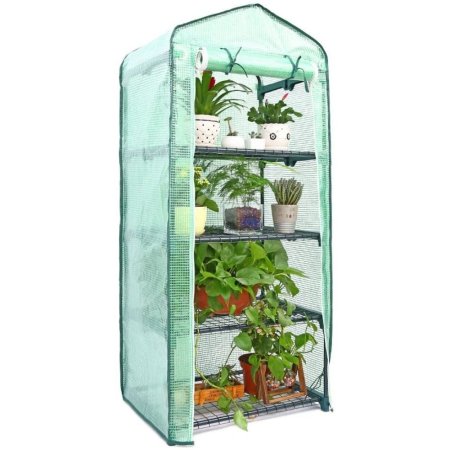  The Best Compact Greenhouse Option: Ohuhu 4-Tier Indoor and Outdoor Mini Greenhouse