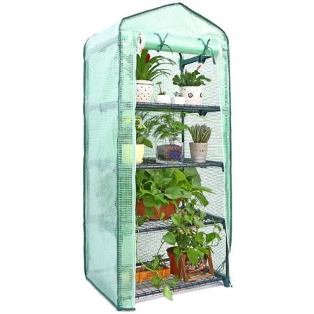 Ohuhu 4-Tier Indoor and Outdoor Mini Greenhouse 
