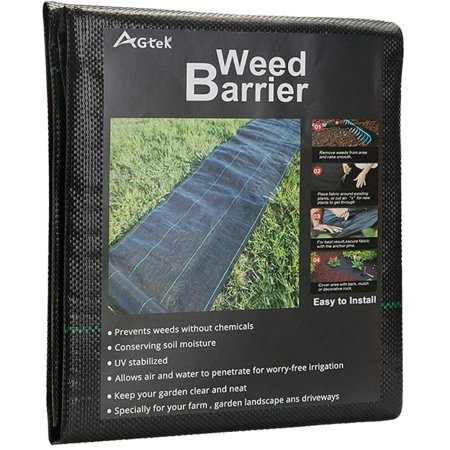  Pack of Agtek Landscape Fabric Heavy Duty Ground Cover on a white background