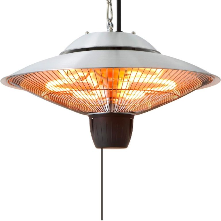  The EnerG+ Hanging Outdoor Electric Patio Heater on a white background.