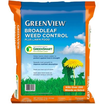 The Best Weed and Feed Option: GreenView Broadleaf Weed Control Plus Lawn Food