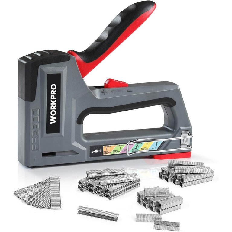 WorkPro 6-in-1 Manual Staple Gun