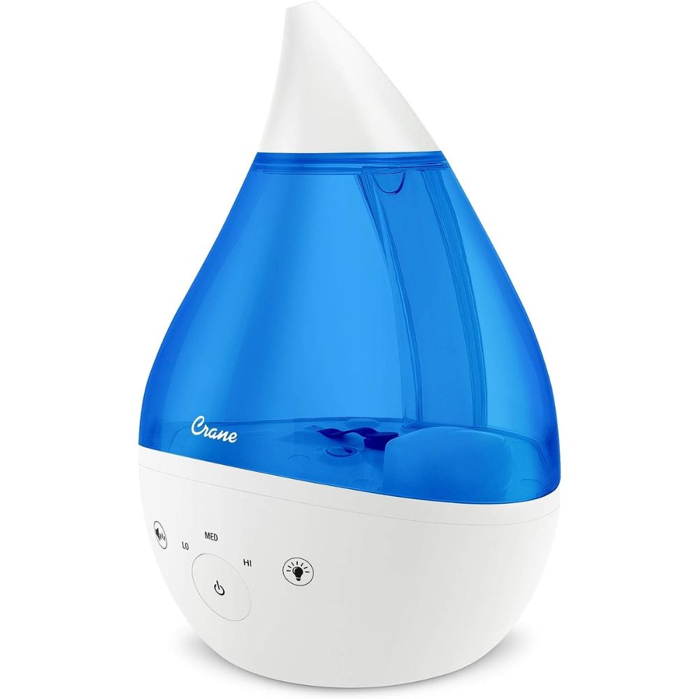 Crane 4-in-1 Drop Ultrasonic Cool Mist Humidifier