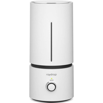 The Raydrop Cool Mist Small Room Humidifier on a white background.