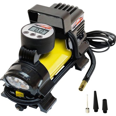 The EPAuto 12V DC Portable Air Compressor Pump on a white background.