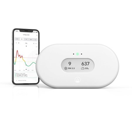  Airthings 2960 View Plus Radon & Air Quality Monitor on a white background