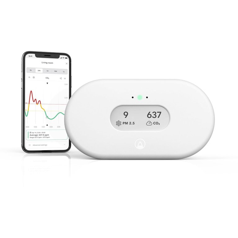  Airthings 2960 View Plus Radon & Air Quality Monitor on a white background