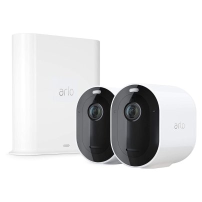 The Best Indoor Home Security Camera Option: Arlo Pro 3 - Wire-Free 2 Camera System