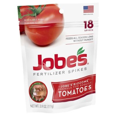 The Best Fertilizer for Tomatoes Option: Jobe’s Tomato Fertilizer Spikes
