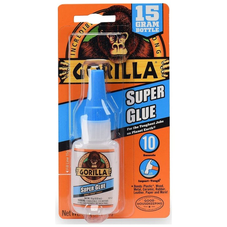 The Best Glue for Plastic Option: Gorilla Super Glue