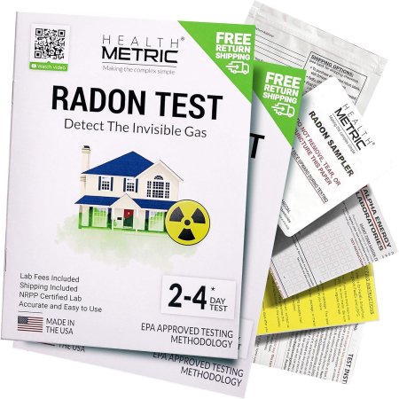  The Best Radon Test Kit Option: Health Metric Charcoal Radon Test Kit
